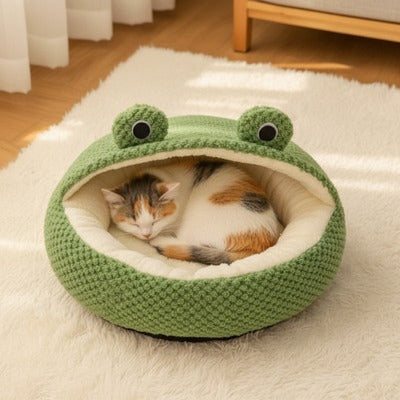Panier pour chat  FROGGYCAT™ Refuge Apaisant Anxiété Féline Confortable Spacieux