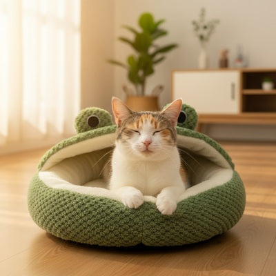 Panier pour chat FROGGYCAT™ Refuge Apaisant Répondant aux Besoins Instinctif Félin