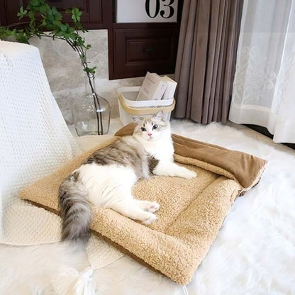 lit chat Tapis Cocon Lit Douillet Chaleureux